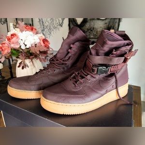 Burgundy SF AF 1 very unique